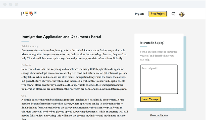 Skill-based volunteer platform